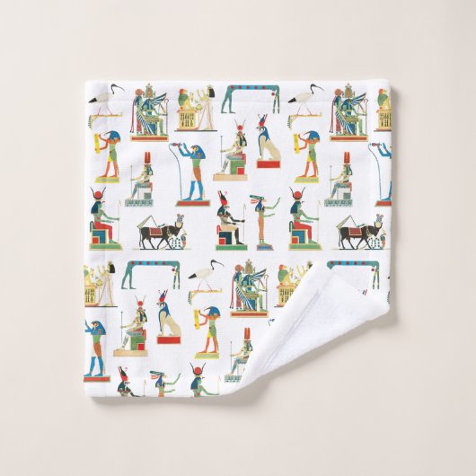  Egyptisch patroonpatroon in het oude Egypte Bad Handdoek (Wasdoekje)