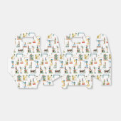  Egyptisch patroonpatroon in het oude Egypte Bedankdoosjes (Uitgevouwen)