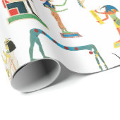 Egyptisch patroonpatroon in het oude Egypte Cadeaupapier (Rol Hoek)