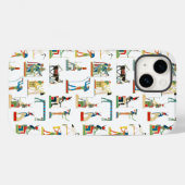 Egyptisch patroonpatroon in het oude Egypte Case-Mate iPhone Case (Achterkant (horizontaal))