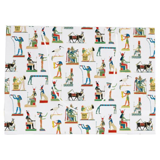  Egyptisch patroonpatroon in het oude Egypte Groot Cadeauzakje (Achterkant)