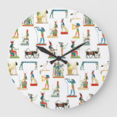  Egyptisch patroonpatroon in het oude Egypte Grote Klok (Voorkant)