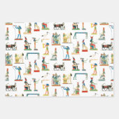  Egyptisch patroonpatroon in het oude Egypte Inpakpapier Vel (Voorkant 3)