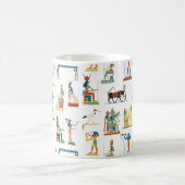 Egyptisch patroonpatroon in het oude Egypte Koffiemok (Center)