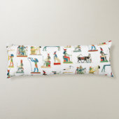  Egyptisch patroonpatroon in het oude Egypte Lichaamskussen (Achterkant)