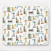 Egyptisch patroonpatroon in het oude Egypte Muismat (Voorkant)