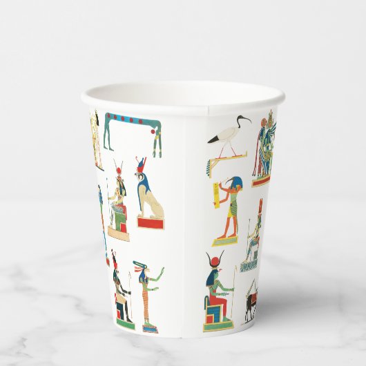  Egyptisch patroonpatroon in het oude Egypte Papieren Bekers (Rechts)