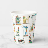  Egyptisch patroonpatroon in het oude Egypte Papieren Bekers (Voorkant)