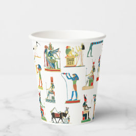  Egyptisch patroonpatroon in het oude Egypte Papieren Bekers