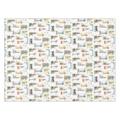  Egyptisch patroonpatroon in het oude Egypte Tafelkleed (Voorkant (Horizontaal))