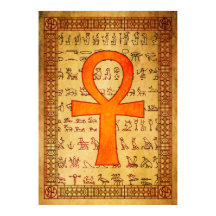 Egyptisch Poster - Ankh Cross