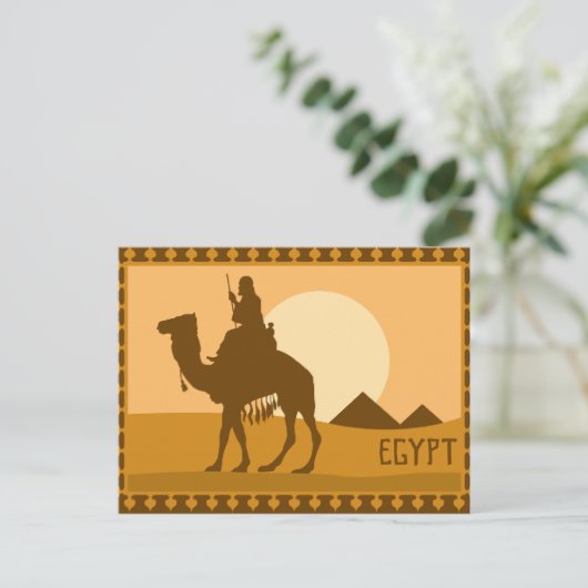 Egyptisch Poster Briefkaart (Staand voorkant)
