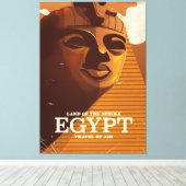  Egyptisch poster Canvas Afdruk (Insitu (Houten vloer))