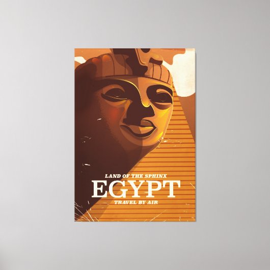  Egyptisch poster Canvas Afdruk (Voorkant)