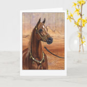 Egyptisch Prinses Arabisch wenskaart Kaart (Gele Bloem)