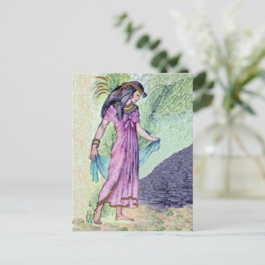 Egyptisch prinses Briefkaart (Staand voorkant)