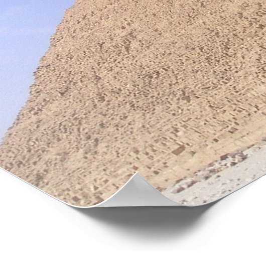 Egyptisch Pyramide-Poster Poster (Hoek)