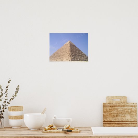 Egyptisch Pyramide-Poster Poster (Keuken)