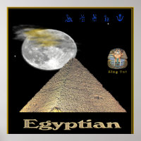 Egyptisch pyramides poster
