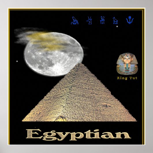 Egyptisch pyramides poster (Voorkant)
