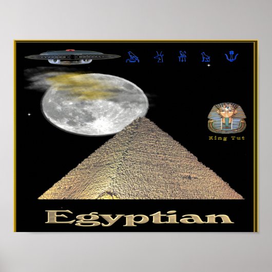 Egyptisch pyramides poster (Voorkant)
