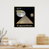 Egyptisch pyramides poster (Keuken)