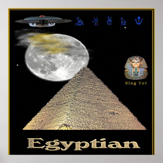 Egyptisch pyramides poster (Voorkant)