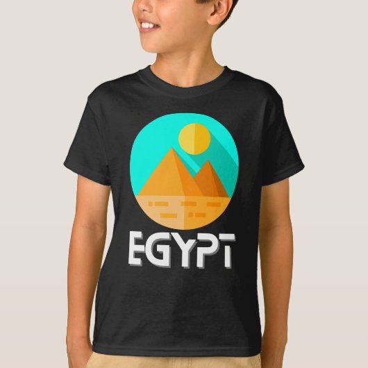 Egyptisch pyramides Shirt (Voorkant)