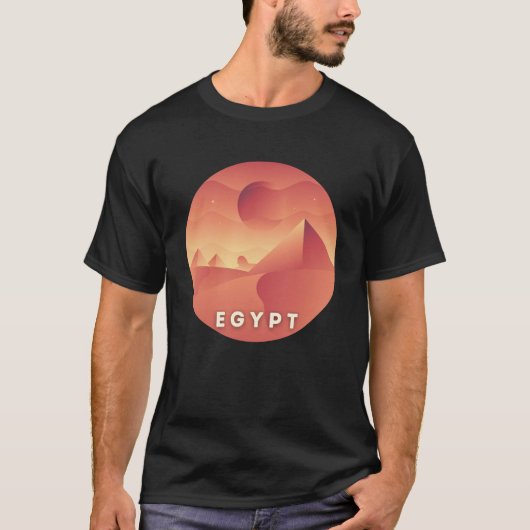 Egyptisch Pyramides Shirt (Voorkant)