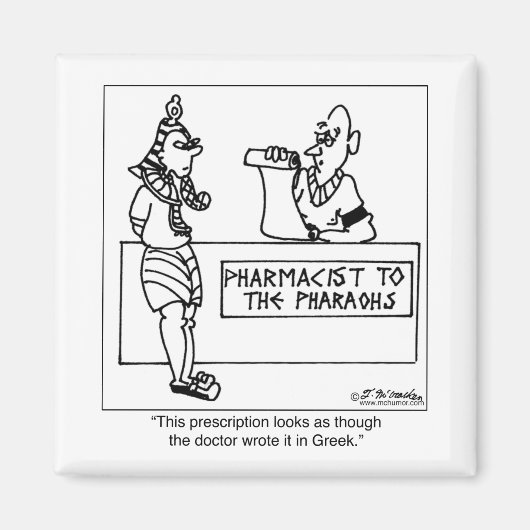 Egyptisch recept in magneet (Voorkant)