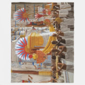 EGYPTISCH RITUEEL FLEECE DEKEN (Voorkant)