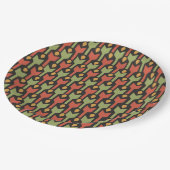 Egyptisch rood groen zwart pijlpapier Bord (Gekanteld)