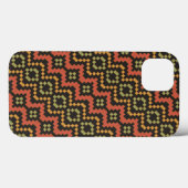 Egyptisch rood groen zwart tribal iPad Case (Achterkant (horizontaal))
