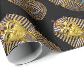 Egyptisch Royal Golden Mask Cadeaupapier (Rol Hoek)