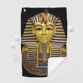 Egyptisch Royal Golden Mask Golfhanddoek (Insitu)