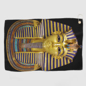 Egyptisch Royal Golden Mask Golfhanddoek (Horizontaal)