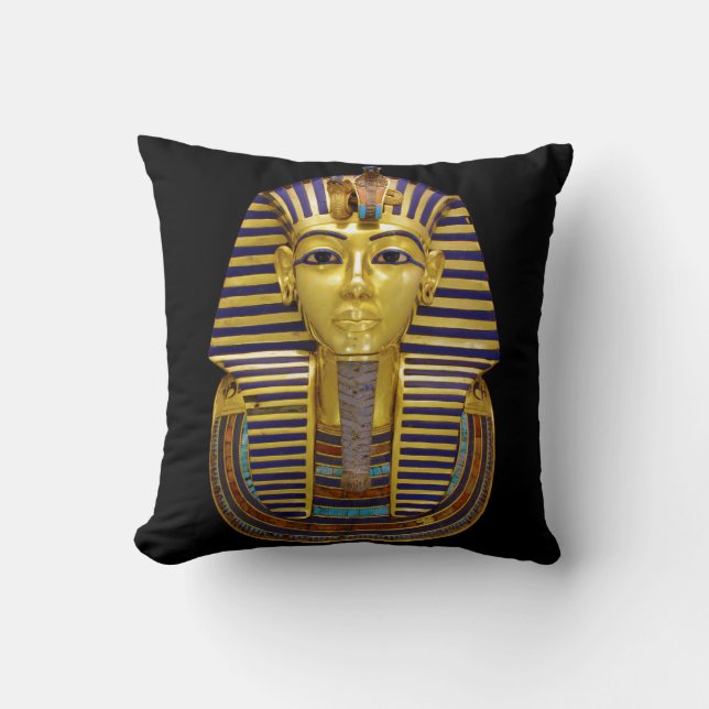 Egyptisch Royal Golden Mask Kussen (Voorkant)