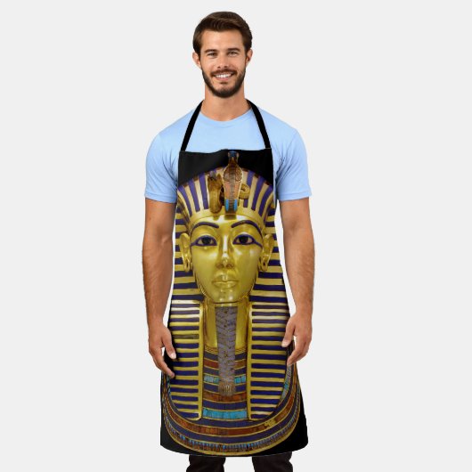 Egyptisch Royal Golden Mask Schort (Gedragen)