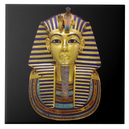 Egyptisch Royal Golden Mask Tegeltje (Voorkant)