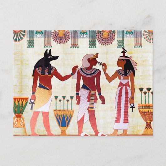 Egyptisch Royal Papyrus Briefkaart (Voorkant)