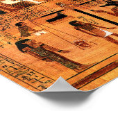 Egyptisch Royal Papyrus Poster (Hoek)