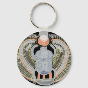 Egyptisch Scarab Design Sleutelhanger