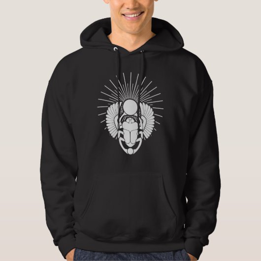 Egyptisch scharnierend godsymbool hoodie (Voorkant)