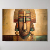  Egyptisch schilderij Poster (Voorkant)