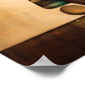  Egyptisch schilderij Poster (Hoek)