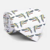 Egyptisch siernet #12 op Emporio Moffa Stropdas (Opgerold)