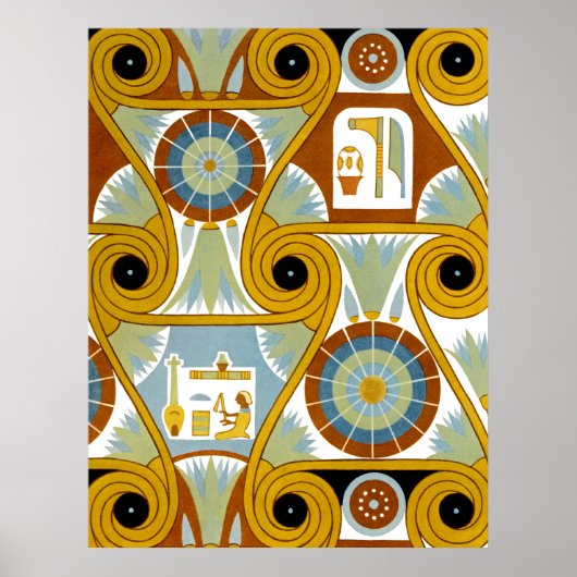 Egyptisch siernet #1 op Emporio Moffa Poster (Voorkant)