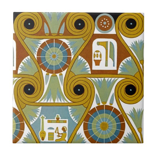 Egyptisch siernet #1 op Emporio Moffa Tegeltje (Voorkant)