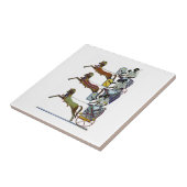 Egyptisch siernet #2 op Emporio Moffa Tegeltje (Zijkant)