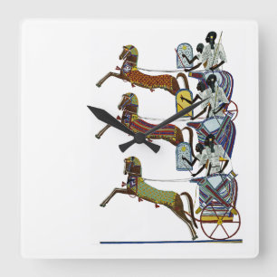 Egyptisch siernet #2 op Emporio Moffa Vierkante Klok